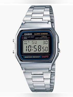 Casio A158W Digital Watch - Alarm - Stop Watch (No box)